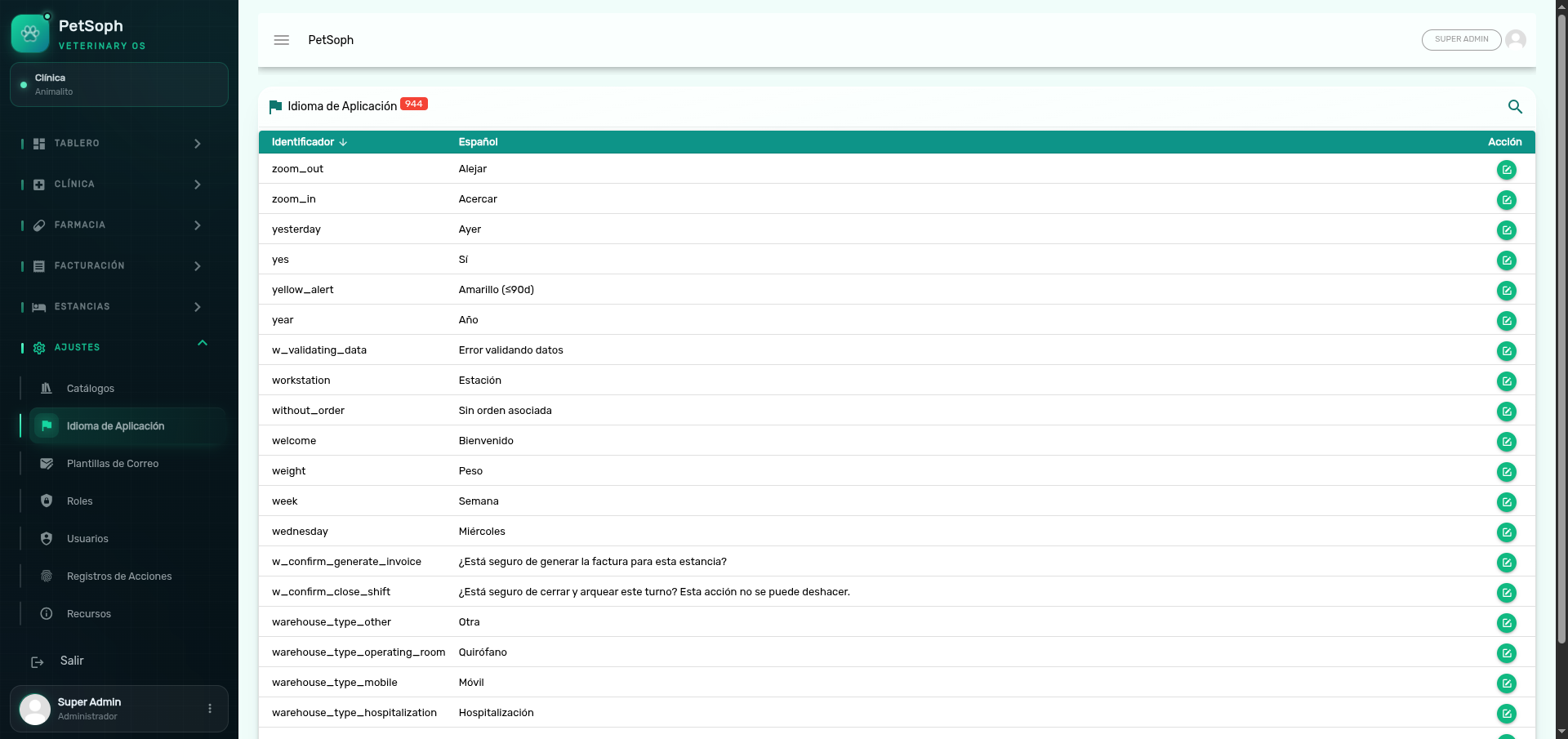 Gestión de idiomas y traducciones
